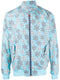 graphic-print bomber jacket